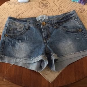 Rewind Blue Jean Shorts - Size 7 Y2K.  NOT AVAILABLE